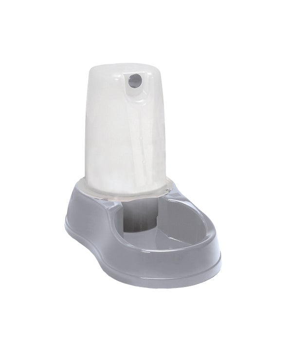 Distributeur eau anti dérapant 1,5l gris pierre 28,5x18,5x22cm