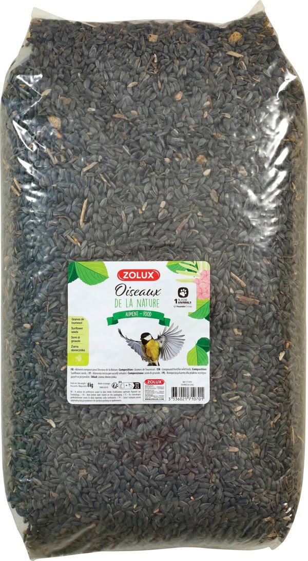 Tournesol noir oiseaux Zolux sac 8kg