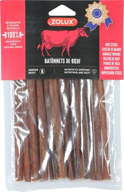 Friandise chien batonnet boeuf 100g