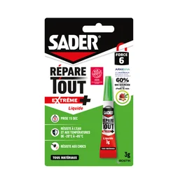 Colle de reparation sader repare tout extreme + liquide tube 3g