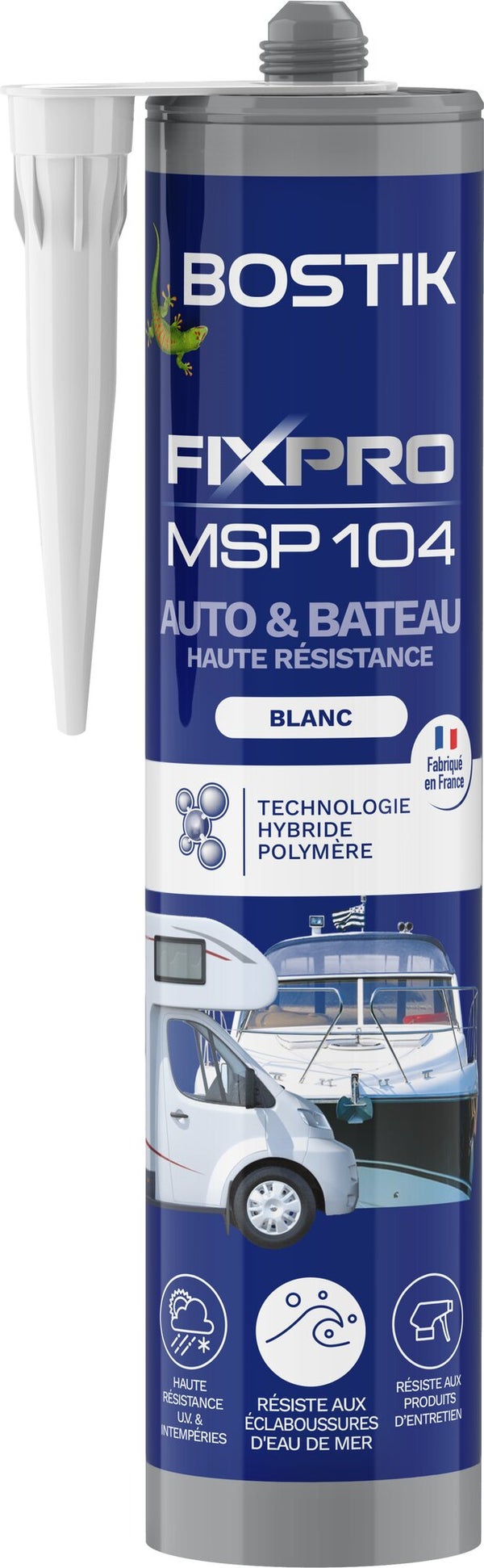 Colle joint int/ext polymere bostik fixpro msp104 auto/bateau blc 290