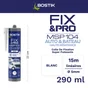 Colle joint int/ext polymere bostik fixpro msp104 auto/bateau blc 290
