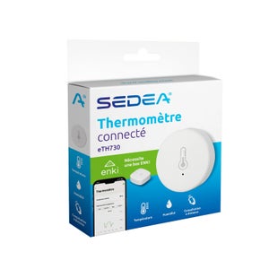 Thermometre connecte (temperature et humidite), SEDEA