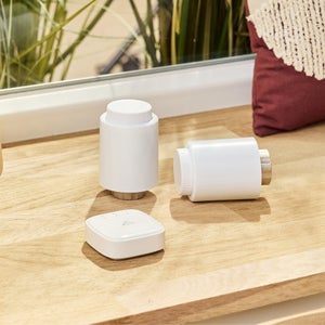 Kit de demarrage tetes thermostatiques connectees avec box Enki Connect, SEDEA