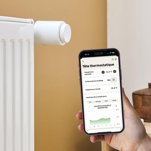 Kit de demarrage tetes thermostatiques connectees avec box Enki Connect, SEDEA