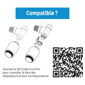 Kit de demarrage tetes thermostatiques connectees avec box Enki Connect, SEDEA