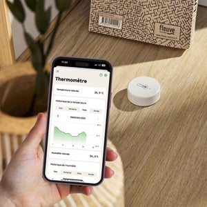 Kit de demarrage thermometre connecte avec box Enki Connect, SEDEA