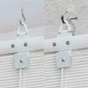Store enrouleur bambou Unda 60x180cm blanc inspire