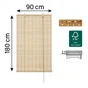 Store enrouleur bambou hatha lattes 90x180cm naturel inspire