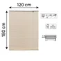 Store enrouleur bambou santra 120x180cm naturel