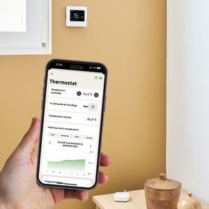 Kit de demarrage thermostat connecte et intelligent avec box Enki Connect, SEDEA