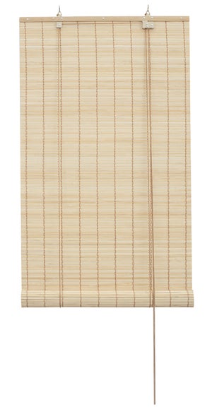 Store enrouleur bambou hatha lattes 60x180cm naturel inspire