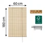 Store enrouleur bambou hatha lattes 60x180cm naturel inspire