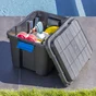 Malle hermetique spaceo noir 42l h.34 x l.49.5 x p.39 cm