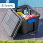 Malle hermetique spaceo noir 42l h.34 x l.49.5 x p.39 cm