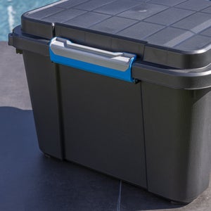 Malle hermetique spaceo noir 42l h.34 x l.49.5 x p.39 cm