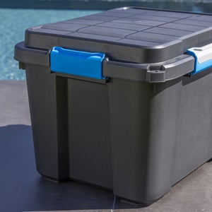 Malle hermetique spaceo noir 42l h.34 x l.49.5 x p.39 cm