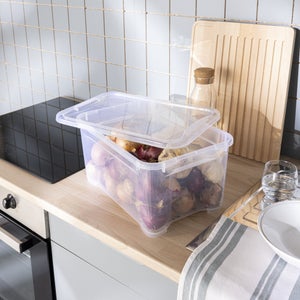 Boite transparente 14l h.19 x l.38 x p.26.5 cm