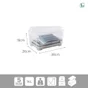 Boite transparente 14l h.19 x l.38 x p.26.5 cm