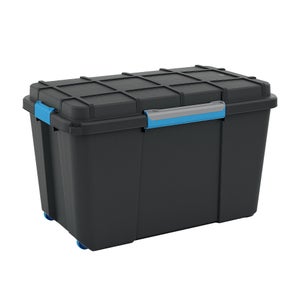 Malle hermetique spaceo noir 110l h.35 x l.78 x p.39.5 cm