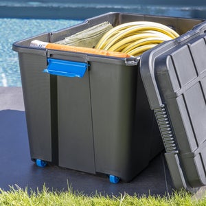 Malle hermetique spaceo noir 110l h.35 x l.78 x p.39.5 cm