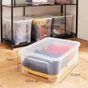 Boite transparente 30l h.19 x l.55.5 x p.39 cm