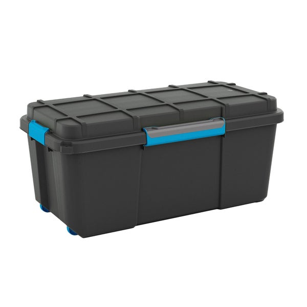 Malle hermetique spaceo noir 80l h.46 x l.73.5 x p.44.5 cm