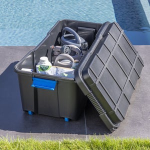 Malle hermetique spaceo noir 80l h.46 x l.73.5 x p.44.5 cm