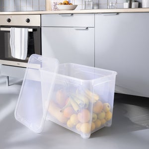 Boite transparente 65l h.42.5 x l.55.5 x p.39 cm