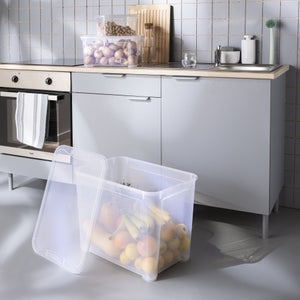 Boite transparente 65l h.42.5 x l.55.5 x p.39 cm