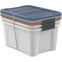 Lot de 3 boîtes recyclées SPACEO multicouleur, 24L, H.23 x l.45 x P.34 cm