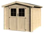 Abri de jardin bois ARETO NATERIAL Ep.19 mm, 5.43 m²