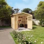 Abri de jardin bois ARETO NATERIAL Ep.19 mm, 5.43 m²