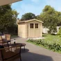 Abri de jardin bois ARETO NATERIAL Ep.19 mm, 5.43 m²