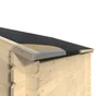 Abri de jardin bois ARETO NATERIAL Ep.19 mm, 5.43 m²