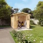 Abri de jardin bois TATRA NATERIAL Ep.28 mm, 5.43 m²