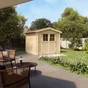 Abri de jardin bois TATRA NATERIAL Ep.28 mm, 5.43 m²