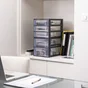 Tour de rangement recyclée A4 SPACEO, 3 tiroirs