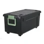 Malle recyclée SPACEO vert / noir, 75L, H.35 x l.78 x P.39.5 cm