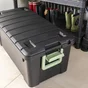 Malle recyclee spaceo noir / vert 110l h.45 x l.75 x p.44.5 cm