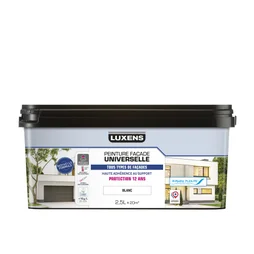 Peinture extérieure façade Universelle LUXENS blanc 2.5l