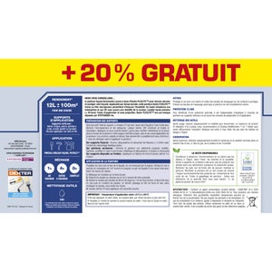 Peinture facade universelle 12 ans luxens 10l+20% gratuit meuliere