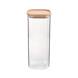 Bocal hermétique en verre et hêtre, DELINIA 1.5L