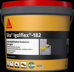 Enduit bitumeux fond IGOLFLEX 182 SIKA 5Kg