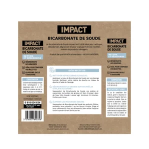Bicarbonate de soude IMPACT Nettoyant multi-usage, 2Kg ECODET