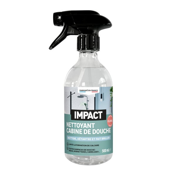 Détartrant IMPACT Cabine de douche, parfum fleuri, 0.5L