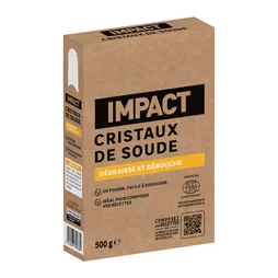Cristaux de soude en poudre IMPACT, écodétergent, 500g