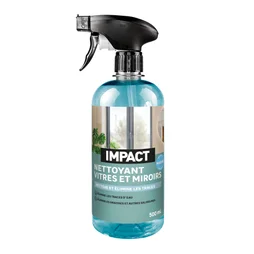 Nettoyant vitre et miroir IMPACT spray 500 ml, parfum marine