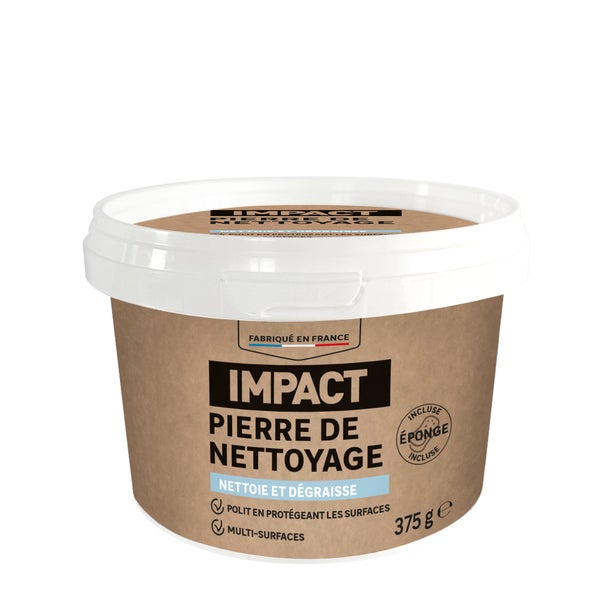 Pierre nettoyage + eponge impact 375g