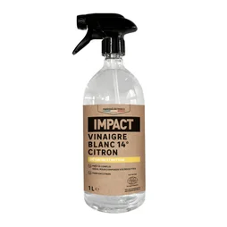 Vinaigre ménager 14° parfum citron, IMPACT, écodétergent, 1L